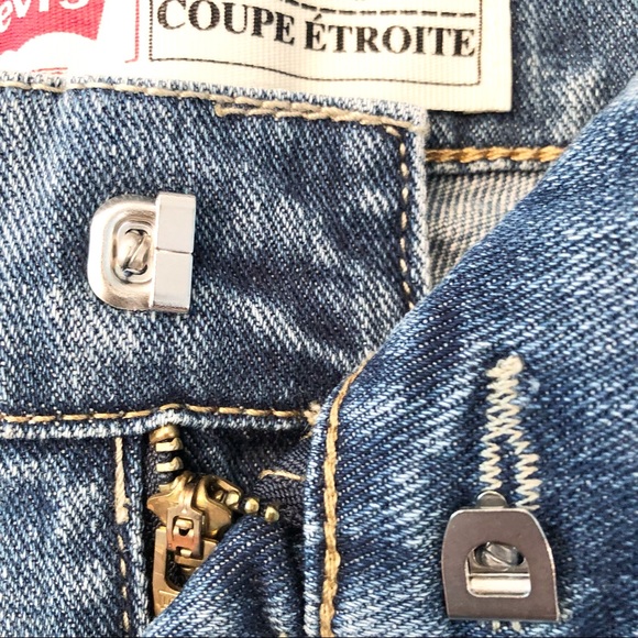 Levi’s slim ankle length mid rise blue jeans w 28 - Picture 5 of 13
